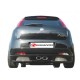 Silencieux arrière en inox avec 1 s H2 Flow Line RAGAZZON pour Fiat Grande Punto +_________ Punto Evo (typ199) - 10.0129.60
