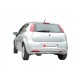 Silencieux arrière en inox avec 1 s H2 Flow Line RAGAZZON pour Fiat Grande Punto +_________ Punto Evo (typ199) - 10.0129.60