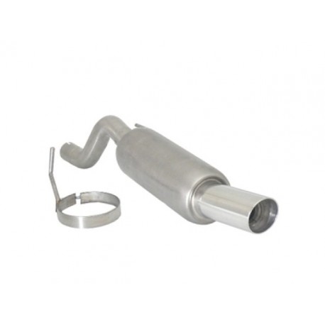 Silencieux arrière en inox avec 1 s H2 Flow Line RAGAZZON pour Fiat Grande Punto +_________ Punto Evo (typ199) - 10.0130.60