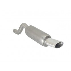 Silencieux arrière en inox avec 1 sortie ovale Sport Line 110 x 65 mm H2 Flow Line RAGAZZON pour Opel Corsa D - 10.0205.13