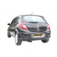 Silencieux arrière en inox avec 1 sortie ovale Sport Line 110 x 65 mm H2 Flow Line RAGAZZON pour Opel Corsa D - 10.0205.13