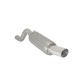 Silencieux arrière en inox avec 1 sortie ronde Sport Line 90 mm H2 Flow Line RAGAZZON pour Opel Corsa D - 10.0205.60