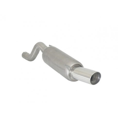 Silencieux arrière en inox avec 1 sortie ronde Sport Line 90 mm H2 Flow Line RAGAZZON pour Abarth Grande Punto - 10.0218.60