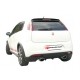 Silencieux arrière en inox avec 1 sortie ronde Sport Line 90 mm H2 Flow Line RAGAZZON pour Abarth Grande Punto - 10.0218.60
