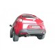 Silencieux arrière en inox avec 1 sortie ovale Sport Line 110 H2 Flow Line RAGAZZON pour Alfa Romeo MiTo(955) - 10.0228.13