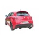 Silencieux arrière en inox avec 1 sortie ronde Sport Line 90 m H2 Flow Line RAGAZZON pour Alfa Romeo MiTo(955) - 10.0228.60