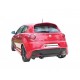 Silencieux arrière en inox avec 1 sortie ovale Sport Line 110 H2 Flow Line RAGAZZON pour Alfa Romeo MiTo(955) - 10.0253.13