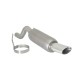 Silencieux arrière en inox avec 1 s H2 Flow Line RAGAZZON pour Fiat Grande Punto +_________ Punto Evo (typ199) - 10.0301.13