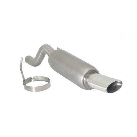 Silencieux arrière en inox avec 1 s H2 Flow Line RAGAZZON pour Fiat Grande Punto +_________ Punto Evo (typ199) - 10.0301.13