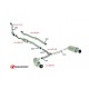 Silencieux arrière duplex en inox g/d avec 2 sorties rondes Sport H2 Flow Line RAGAZZON pour Mini R55 Clubman - 10.0386.60