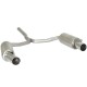 Silencieux arrière duplex en inox g/d avec sortie ronde Sport Line 90 Top Line RAGAZZON pour Mini R55 Clubman - 10.0431.60