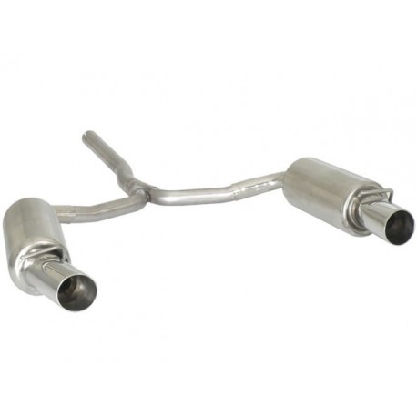 Silencieux arrière duplex en inox g/d avec sortie ronde Sport Line 90 Top Line RAGAZZON pour Mini R55 Clubman - 10.0431.60