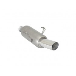 Silencieux arrière en inox avec 1 sortie ronde Sport Line 90 mm Evo One Line RAGAZZON pour Citroen Saxo - 18.0004.60