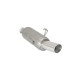 Silencieux arrière en inox avec 1 sortie ronde Sport Line 90 mm Evo One Line RAGAZZON pour Peugeot 106 - 18.0004.60
