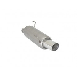 Silencieux arrière en inox avec 1 sortie ronde Sport Line 90 mm H2 Flow Line RAGAZZON pour Peugeot 206 cc - 18.0062.60