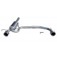 Silencieux arrière Duplex avec sortie ronde 102mm Alfa Romeo 147 Inoxcar TWAL.03.102