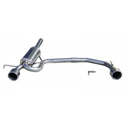 Silencieux arrière Duplex avec sortie ronde 102mm Alfa Romeo 147 Inoxcar TWAL.03.102