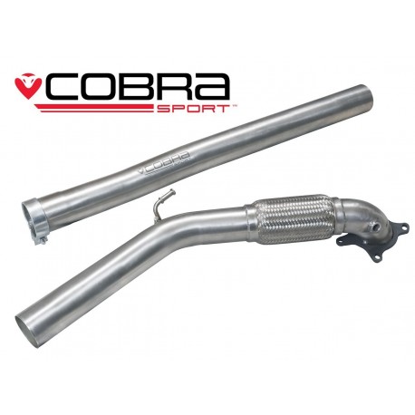 Pipe Avant et Section avec Décata Cobra Sport AU11 Audi A3 8P 2004-2012