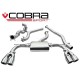 Turbo-Back / Echappement après Turbo avec Cata sport et sans Résonateur Cobra Sport AU54b Audi S3 8V 2014-2017