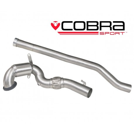 Front Pipe et Section avec Cata sport Cobra Sport AU64 Audi S3 8V 2014-2017