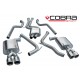 Cat-Back / Echappement après catalyseur sans Résonateur Cobra Sport AU57 Audi S5 B8 2009-2011