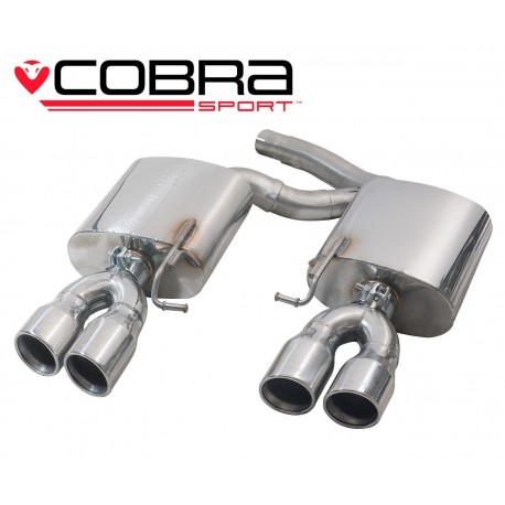 Axle-back / Silencieux arrière Cobra Sport AU70 Audi S5 B8 2009-2011