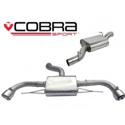 Cat-Back / Echappement après catalyseur avec Résonateur Cobra Sport AU25 Audi TT MK2 2011-2014