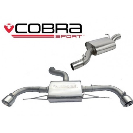 Cat-Back / Echappement après catalyseur avec Résonateur Cobra Sport AU25 Audi TT MK2 2011-2014