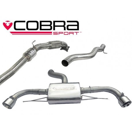 Turbo-Back / Echappement après Turbo avec Cata sport et sans Résonateur Cobra Sport AU26b Audi TT MK2 2011-2014