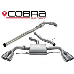 Turbo-Back / Echappement après Turbo avec Cata sport et sans Résonateur Cobra Sport AU34b Audi TT TTS MK2 2008-2014