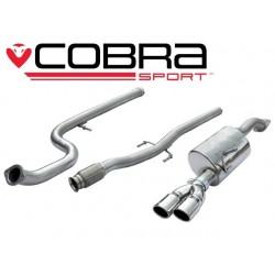 Cat-Back / Echappement après catalyseur sans Résonateur Cobra Sport CT15 Citroen DS3 Sport 2010-2017