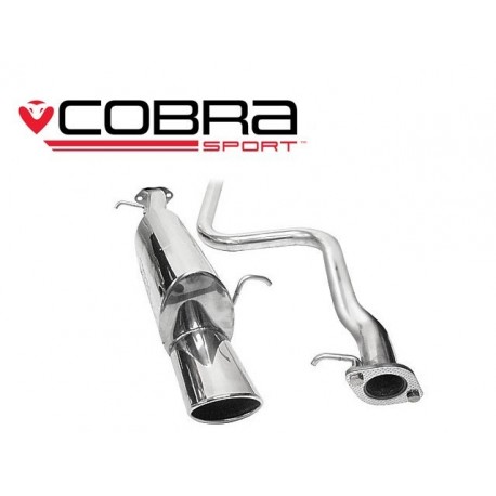 Cat-Back / Echappement après catalyseur sans Résonateur Cobra Sport FD34 Ford Fiesta MK6 2002-2007