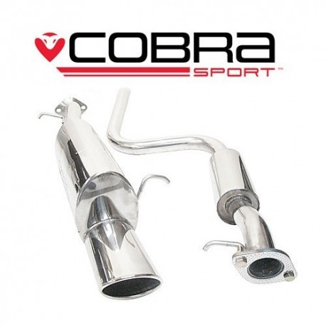 Cat-Back / Echappement après catalyseur avec Résonateur Cobra Sport FD33 Ford Fiesta MK6 2002-2007
