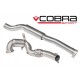 Pipe Avant et Section avec Catalyseur sport Cobra Sport AU71 Audi TT TTS MK3 2015-2017