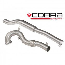 Pipe Avant et Section avec Décata Cobra Sport AU72 Audi TT TTS MK3 2015-2017