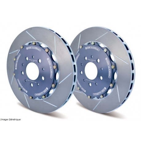 Paire de disques GiroDisc Arrière Flottants en 2 parties A2-173SL/SR TESLA Model S Electric 2012-
