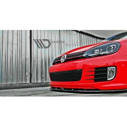 Lame de pare-chocs avant v2 Volkswagen Golf MK6 GTI Edition 35 - VW-GO-6-GTI-35TH-FD2