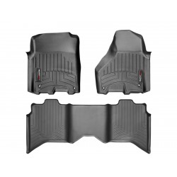 Tapis de sol WeatherTech FloorLiner 444781-442163 Noir 1re et 2e rangées RAM Ram 2500/3500 2012-2012