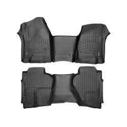Tapis de sol WeatherTech FloorLiner 445431-445423 Noir Chevrolet Silverado 1500 2014-2018
