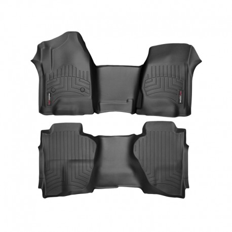 Tapis de sol WeatherTech FloorLiner 445431-445423 Noir Chevrolet Silverado 1500 2014-2018