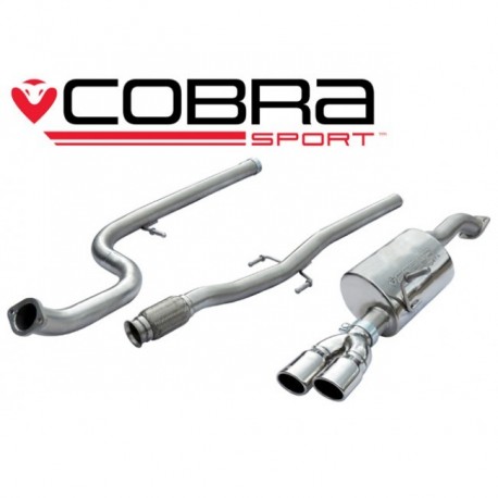 Cat-Back / Echappement après catalyseur sans Résonateur Cobra Sport PG13YTP18 Peugeot 208 GTI 1.6 T 2012-2017
