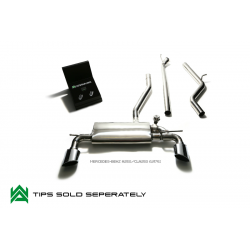 Cat-back / Echappement après catalyseur Armytrix MBL25 Mercedes CLA-Class X117 CLA200 Shooting Brake (2015-2016.6)