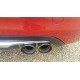 Silencieux-Tube d'échappement Inoxcar Sorties X-Race 2x80mm pour Peugeot 208 GTI 1.6L 200cv (2013 - ...) - PE208.03.XR80