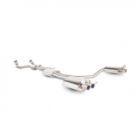 Cat-back / Echappement après catalyseur avec résonateur et valve Scorpion SAU048SYS Audi RS5 B8 4.2 FSI -