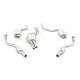 Cat-back / Echappement après catalyseur avec résonateur et valve Scorpion SAU048SYS Audi RS5 B8 4.2 FSI -