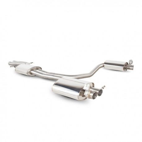 Cat-back / Echappement après catalyseur avec résonateur et valve Scorpion SAU048 Audi RS5 B8 4.2 FSI -