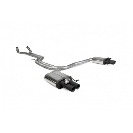 Cat-back / Echappement après catalyseur sans résonateur Scorpion SAUS087 Audi RS6 Avant C7 - 2014-2018