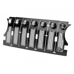 Grille de calandre noire Scorpion avec Lumières LED aFe Power 79-21004L Jeep Wrangler 3.6L V6 2018