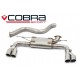 Section centrale et Silencieux arrière Sorties Quad Cobra Sport BM107 BMW 430d (F32, F33 & F36) M-Sport (Not AdBlue model) 2013-