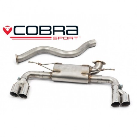 Axle-back / Silencieux arrière Cobra Sport BM108 BMW 330D (F30 LCI / F31 LCI) M Sport (Not AdBlue model) 2015-